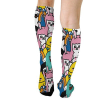 Charger l'image dans la galerie, Chaussettes Personnalisées Intégrales | Impression 360° sur Toute la Surface