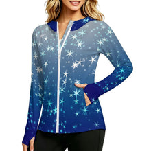 Charger l'image dans la galerie, Veste anti-UV femme UPF 50+ personnalisable à capuche