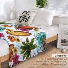 Charger l'image dans la galerie, Plaid Flanelle Personnalisé 330g | Couverture Douce Anti-Bouloche