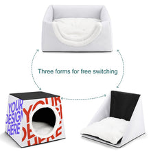 Charger l'image dans la galerie, Fournitures pour animaux de compagnie de nid d'animal de compagnie de capsule spatiale pour des chats et des chiens personnalisé avec photo texte prénom (conception multi-images)