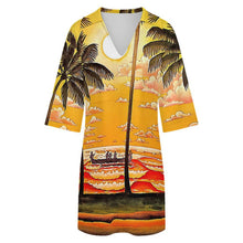 Charger l'image dans la galerie, Robe Col V Femme Personnalisable | Chic & Confortable pour Bureau