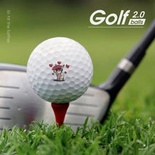 Charger l'image dans la galerie, Balle de Golf Personnalisée Double Face | Caoutchouc Pro | Cadeau Golfeur