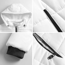 Charger l'image dans la galerie, Veste matelassée zippée en coton pour femme MWL516 personnalisé avec photo texte prénom (conception une image)