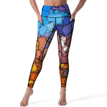 Charger l'image dans la galerie, Pantalon Yoga Femme CE003 | Taille Haute, Double Poche, Personnalisable