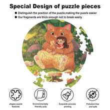 Charger l'image dans la galerie, Puzzle en Bois Forme Animal Personnalisé | Jeu Éducatif & Art Déco