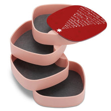 Charger l'image dans la galerie, Boîte à Bijoux Rotative Personnalisée | Tour de Rangement 4 Étages