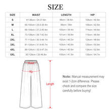 Charger l'image dans la galerie, Pantalon Large Femme Taille Haute Smockée — Personnalisable par Impression