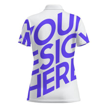 Charger l'image dans la galerie, Polo femme deux boutons MWL637 personnalisé avec photo texte prénom (conception une image)