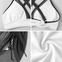 Charger l'image dans la galerie, Maillot de Bain Jupe Personnalisé Femme Col V
