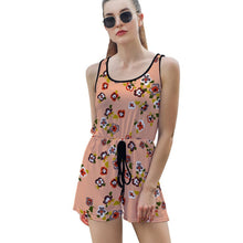 Charger l'image dans la galerie, Combishort Sans Manches Personnalisé Femme | Tenue Été Imprimée