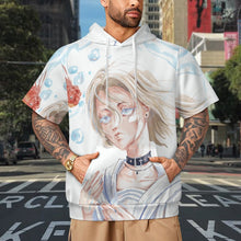 Charger l'image dans la galerie, Hoodie Homme Personnalisé Manches Courtes | Style Urbain & Tissu Air Layer