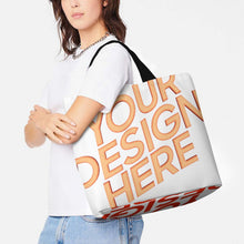Charger l'image dans la galerie, Grand sac cabas XB0601059 avec bandoulière pour femme personnalisée avec prénom motif texte (conception multi-images)