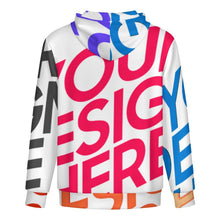 Charger l'image dans la galerie, Sweat-shirt à capuche zippé pour adolescent LM516 personnalisée avec prénom motif texte (conception multi-images)