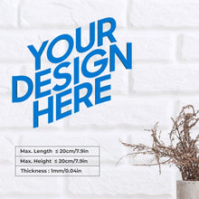 Charger l'image dans la galerie, Décoration creuse en fer (noir) personnalisé avec photo texte prénom