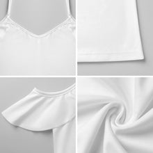 Charger l'image dans la galerie, Jupe Longue Femme Taille Haute Élastique en Soie de Lait avec Imprimé Personnalisé