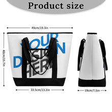 Charger l'image dans la galerie, Sac de courses isotherme grande capacité XB0601064 personnalisée avec prénom motif texte (conception multi-images)