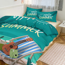 Charger l'image dans la galerie, Parure de Lit Personnalisée 3 Pièces | Tissu Brossé Chaud 105g | Housse + Taies