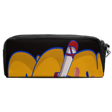 Charger l'image dans la galerie, Trousse Cuir Litchi Personnalisée | Double Compartiment Luxe
