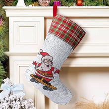 Charger l'image dans la galerie, Chaussette de Noël Personnalisée | Magie des Paillettes Réversibles