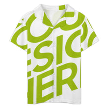 Charger l'image dans la galerie, Ensemble de pyjama short à manches courtes pour enfants LM131 personnalisé avec photo texte prénom (conception une image)