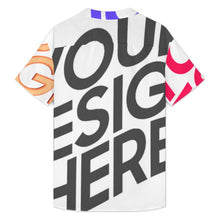 Charger l'image dans la galerie, Chemises à manches courtes pour hommes DCS07 personnalisée avec prénom motif texte (conception multi-images)