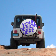 Charger l'image dans la galerie, Housse de pneu de voiture personnalisé avec photo prénom image motif texte logo