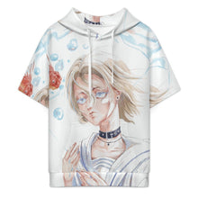 Charger l'image dans la galerie, Hoodie Homme Personnalisé Manches Courtes | Style Urbain & Tissu Air Layer