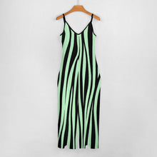 Charger l'image dans la galerie, Combinaison Salopette Fluide Femme : Jumpsuit Bretelles & Chevilles Élastiquées