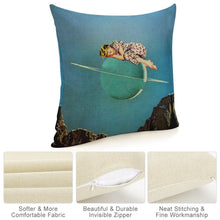 Charger l'image dans la galerie, Taies d'oreiller / Housses de coussin en coton lin léger (impression recto-verso) personnalisée avec photo image logo motif texte