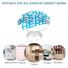 Charger l'image dans la galerie, Poignée de tiroir personnalisée avec prénom photo image texte logo motif