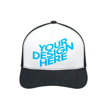 Charger l'image dans la galerie, Casquette/Chapeau de baseball en caoutchouc plié en jean noir FS0809010 impression personnalisé avec logo photo texte motif