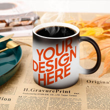 Charger l'image dans la galerie, Mug qui change couleur / Tasse qui change de couleur personnalisé avec photo logo texte motif (impression des multi-images)