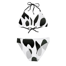 Charger l'image dans la galerie, Maillot de bain triangle deux pièces avec lacets femme SDS001 personnalisé avec motif photo logo texte