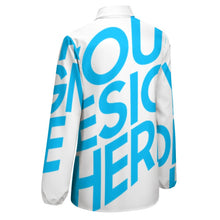 Charger l'image dans la galerie, Chemise blouse à manches longues chemisier femme décontracté HS personnalisé avec photo logo motif texte (Impression d'image unique)