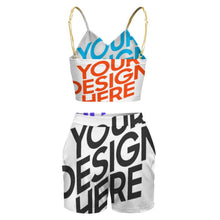 Charger l'image dans la galerie, HTZ bretelles ensemble gilet col V Personnalisé avec photo et texte (Plusieurs conceptions d'image)