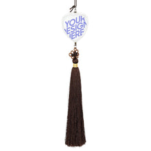 Charger l'image dans la galerie, Pendentif pour rétroviseur de voiture personnalisé en cristal avec photo prénom image