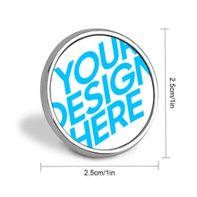 Charger l'image dans la galerie, Badges de forme ronde en métal personnalisés avec photos logo texte