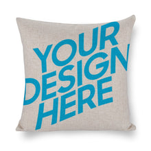 Charger l'image dans la galerie, Taies d'oreiller / Housses de coussin en coton lin (impression recto-verso) personnalisée avec photo motif logo texte image