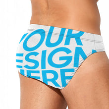 Charger l'image dans la galerie, Slip de bain pour homme NK05 personnalisé avec photo prénom texte (conception une image)