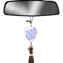 Charger l'image dans la galerie, Pendentif pour rétroviseur de voiture personnalisé en cristal avec photo prénom image