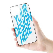 Charger l'image dans la galerie, iPhone 14 Pro Max Couverture complète protection d'écran GLASS impression personnalisée avec motif photo logo texte