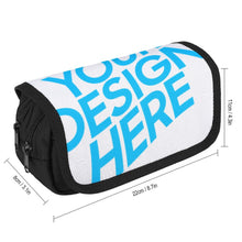 Charger l'image dans la galerie, Trousse stylo / sac à stylo en tissu personnalisée avec logo photo motif texte