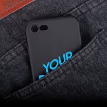 Charger l'image dans la galerie, Coque de téléphone portable iPhone 7/8 noir transparent impression personnalisé avec image logo motif texte