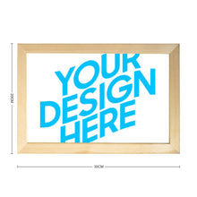 Charger l'image dans la galerie, Panneau personnalisé en bois encadré