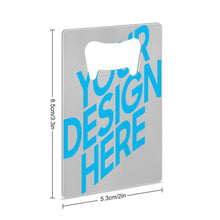 Charger l'image dans la galerie, Ouvre bouteille bière en acier inoxydable personnalisé avec photo motif texte logo