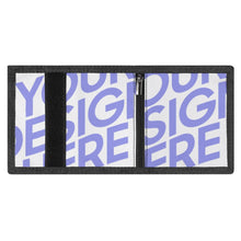 Charger l'image dans la galerie, Portefeuille 3 volets / Porte monnaie pour femme homme personnalisé avec photo logo texte motif