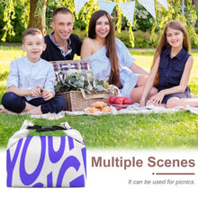 Charger l'image dans la galerie, Portable pliable isotherme sac à lunch pique-nique panier déjeuner bento sac personnalisé avec photo motif texte