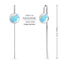 Charger l'image dans la galerie, Marque-page / signet en métal BG1613011 Personnalisé avec photo et logo