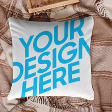 Charger l'image dans la galerie, Couverture et coussins 2 en 1 / Couverture d'oreiller multifonctional personnalisé avec photo texte logo (double face même image)