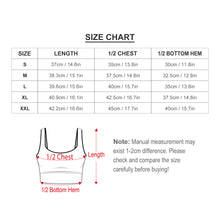 Charger l'image dans la galerie, Soutien-gorge de sport de gymnastique pour femmes, haut de yoga YJ023 personnalisé avec photo motif texte (conception multi-images)